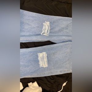 These are simple society jeans. They are tight and fit your curves!